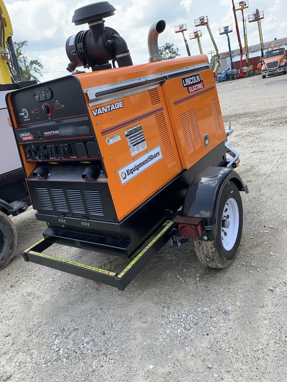 2021 Lincoln Electric Vantage 549X Ready Pak 3, ORANGE (includes trailer, cable rack, fender light kit)