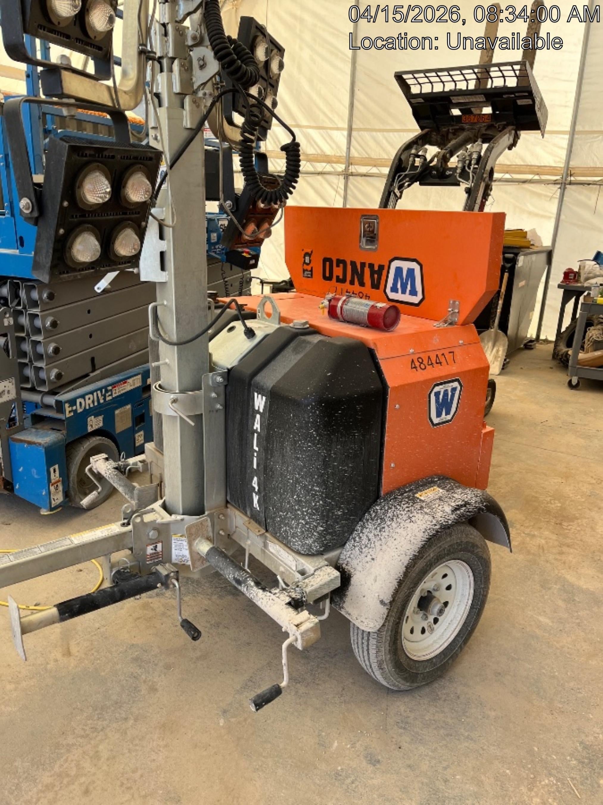 2024 Wanco WLTT-4MM4K Diesel, Mitsubishi L2E, 9.0HP @1800 rpm, Deep Sea Controller, Shore Power Plug, Auto Start, (4) 350W LED Floodlights, 4kW Generator, 60 Gal Fuel Tank, 2" Ball, T3