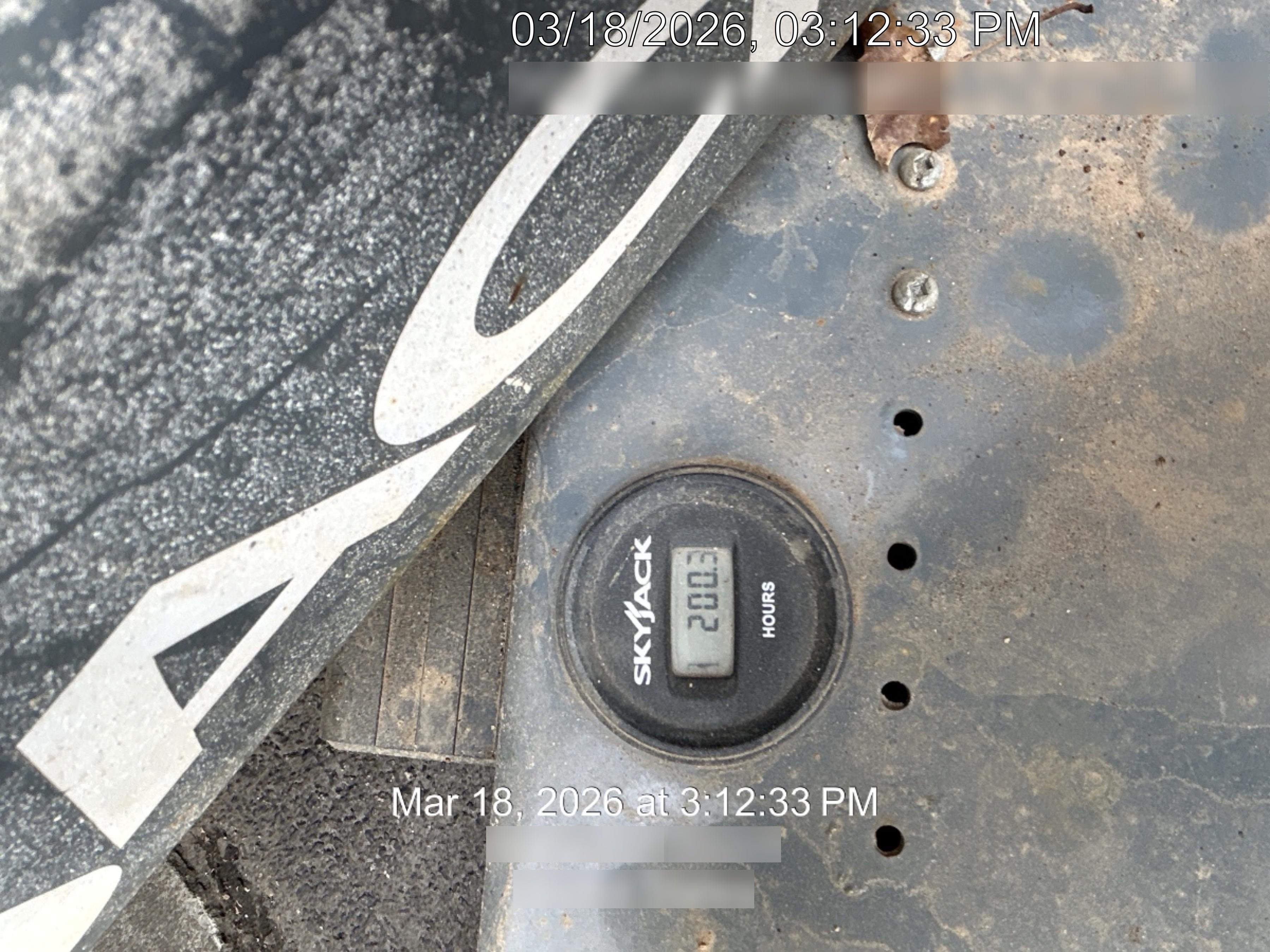 2019 Skyjack SJIII-3226 Standard Options, Trojan Batteries