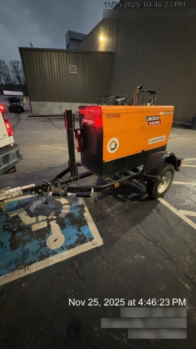 2021 Lincoln Electric Vantage 322 Vantage 322 Ready Pak 3 w/ Decals, ORANGE (includes trailer, cable rack, fender light kit) NO Telematics