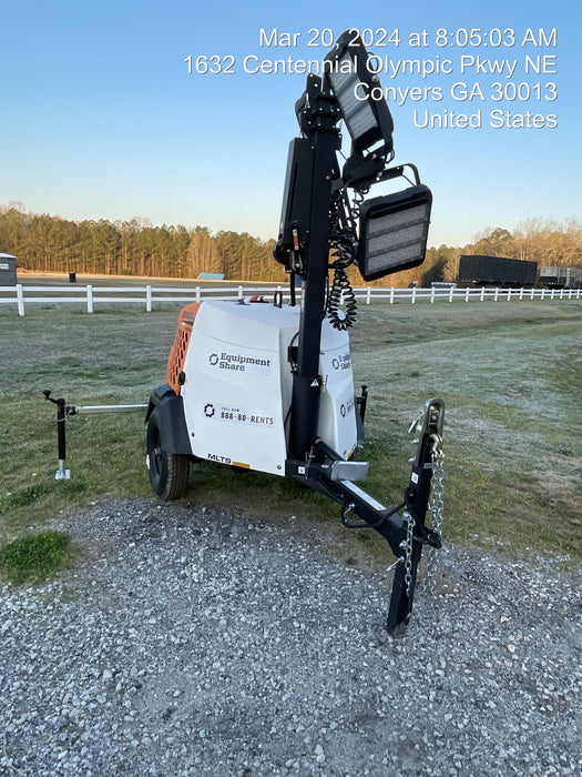 2024 Generac MLT2 Diesel, Flex Switch 120V Input, Powerzone Controller, 
(4) 320W LED Lights, 4kW Generator, 39.9 Gal Fuel Tank, 2" Ball, T3