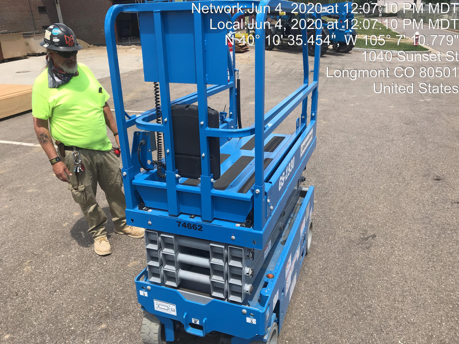 2020 Genie GS-1930 Fixed rails with chain entry gate - Pre A92.20