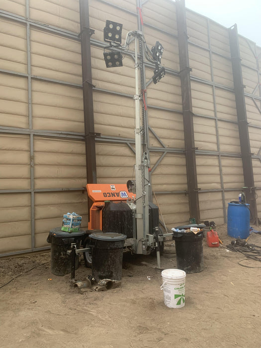 2024 Wanco WLTT-4MM4K Diesel, Deep Sea Controller, Shore Power Plug, Auto Start, (4) 350W LED Floodlights, 4kW Generator, 60 Gal Fuel Tank, 2" Ball, T3