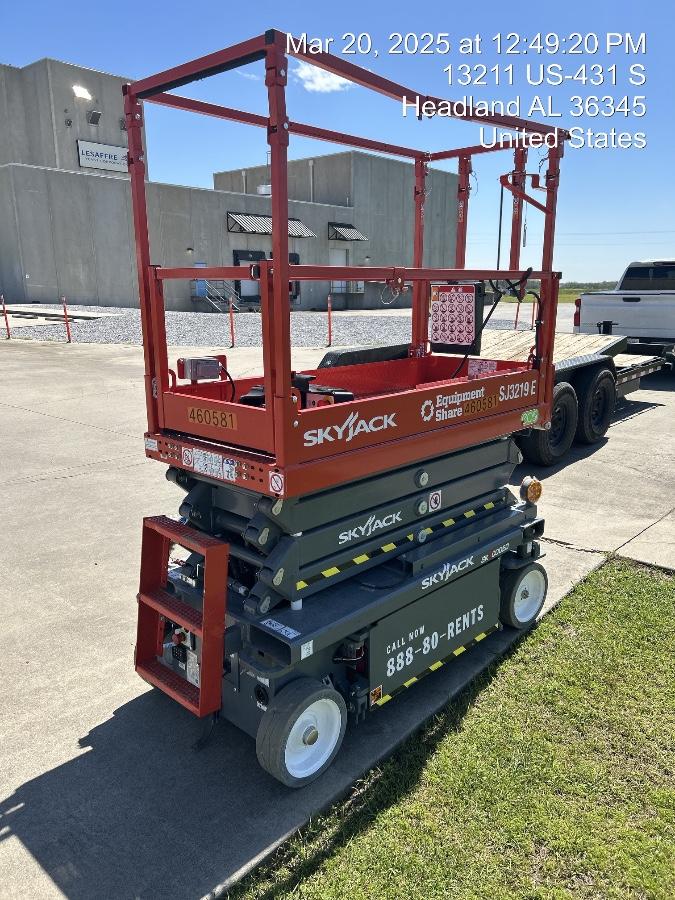 2024 Skyjack SJ3219 Electric Drive, Sld NM Tires, DBcns, RFRails, Power to Platform, T3 + Access Control