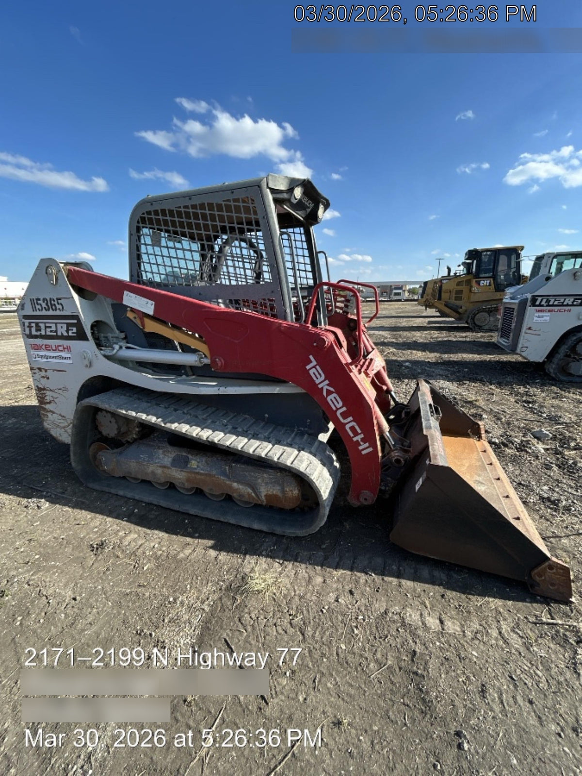 2020 Takeuchi TL12R2-R Canopy, Manual QC