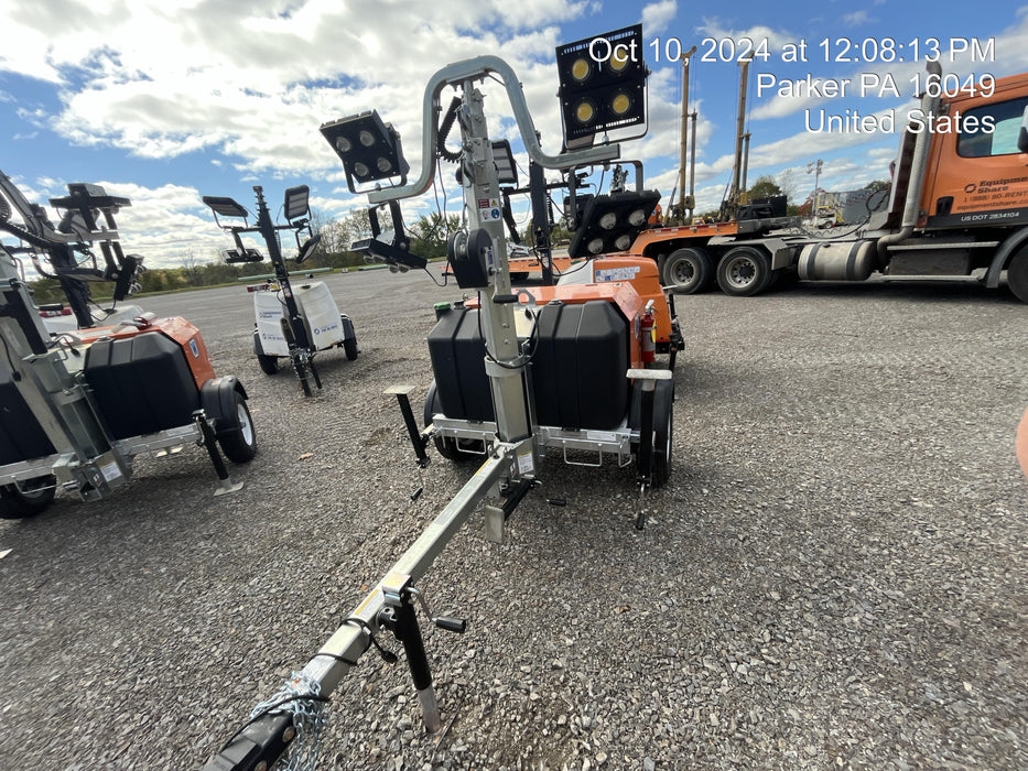 2024 Wanco WLTT-4MM4K Diesel, Deep Sea Controller, Shore Power Plug, Auto Start, (4) 350W LED Floodlights, 4kW Generator, 60 Gal Fuel Tank, 2" Ball, T3