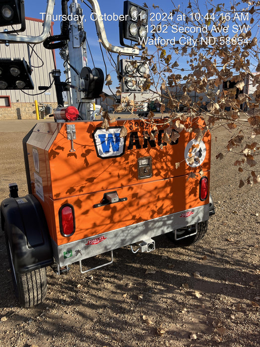 2024 Wanco WLTT-4MM4K Diesel, Deep Sea Controller, Shore Power Plug, Auto Start, (4) 350W LED Floodlights, 4kW Generator, 60 Gal Fuel Tank, 2" Ball, T3