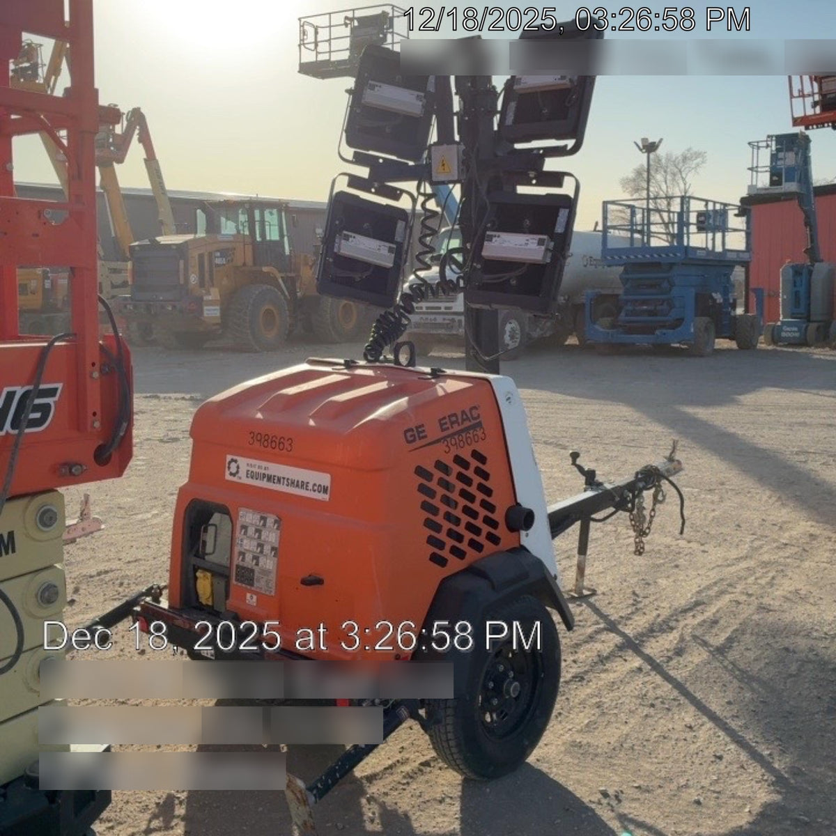 2024 Generac MLT2 Diesel, Flex Switch 120V Input, Powerzone Controller, 
(4) 320W LED Lights, 4kW Generator, 39.9 Gal Fuel Tank, 2" Ball, T3
