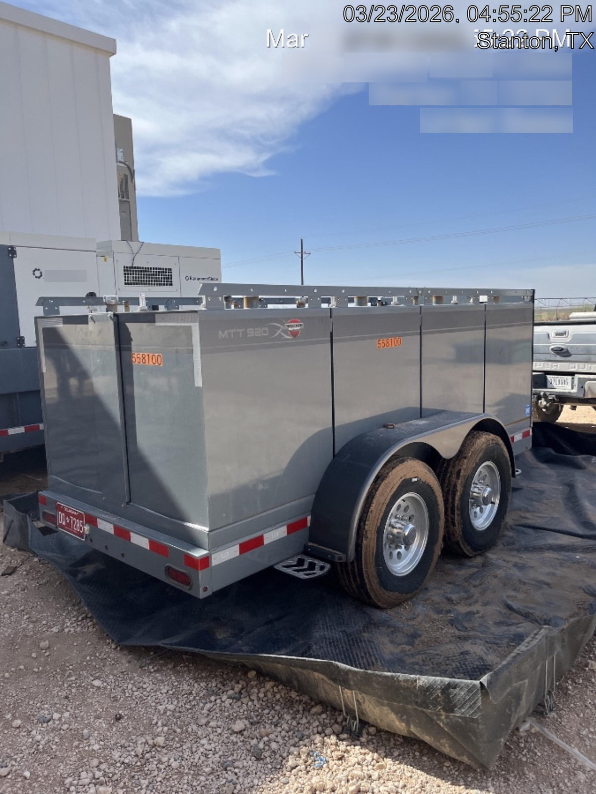 2025 THUNDER CREEK MTT920 - Hazmat not required