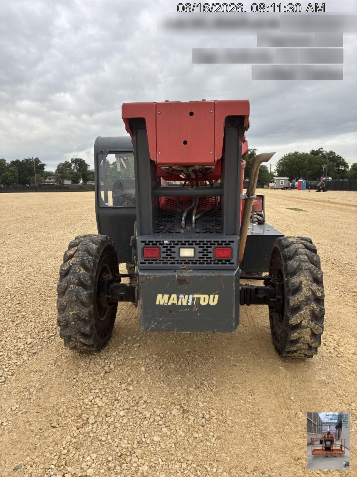 2017 Manitou 12042 Manitou MTA 12042, Solid Tires, 66" Carriage, Open ROPS, Flashing Beacon and Work Light Package