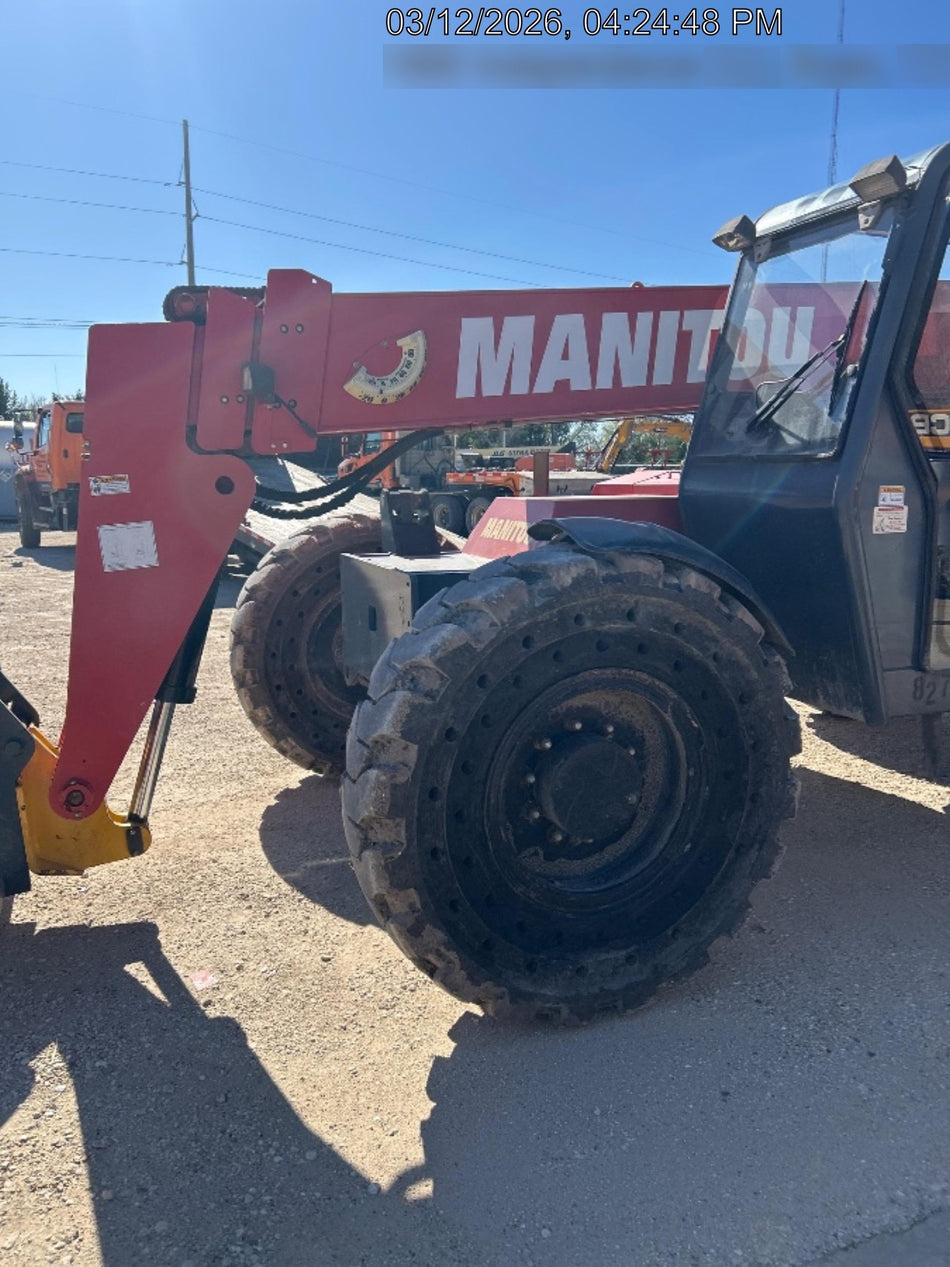 2018 Manitou 12042 Manitou MTA 12042 w/Cab/Heat/AC, Work Lights/Strobe, Aux Hyd, Solid Tires, Lift Hook, 66" Carriage, 72" Forks