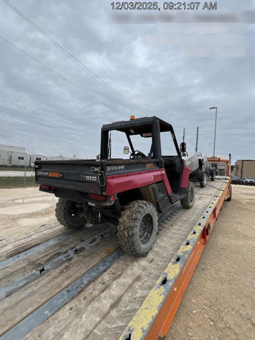 2021 Yanmar YU1000 Canopy, Steel Wheel, Poly WindShield, Beacon, Backup Alarm
