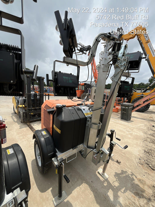 2024 Wanco WLTT-4MM4K Diesel, Deep Sea Controller, Shore Power Plug, Auto Start, (4) 350W LED Floodlights, 4kW Generator, 60 Gal Fuel Tank, 2" Ball, T3