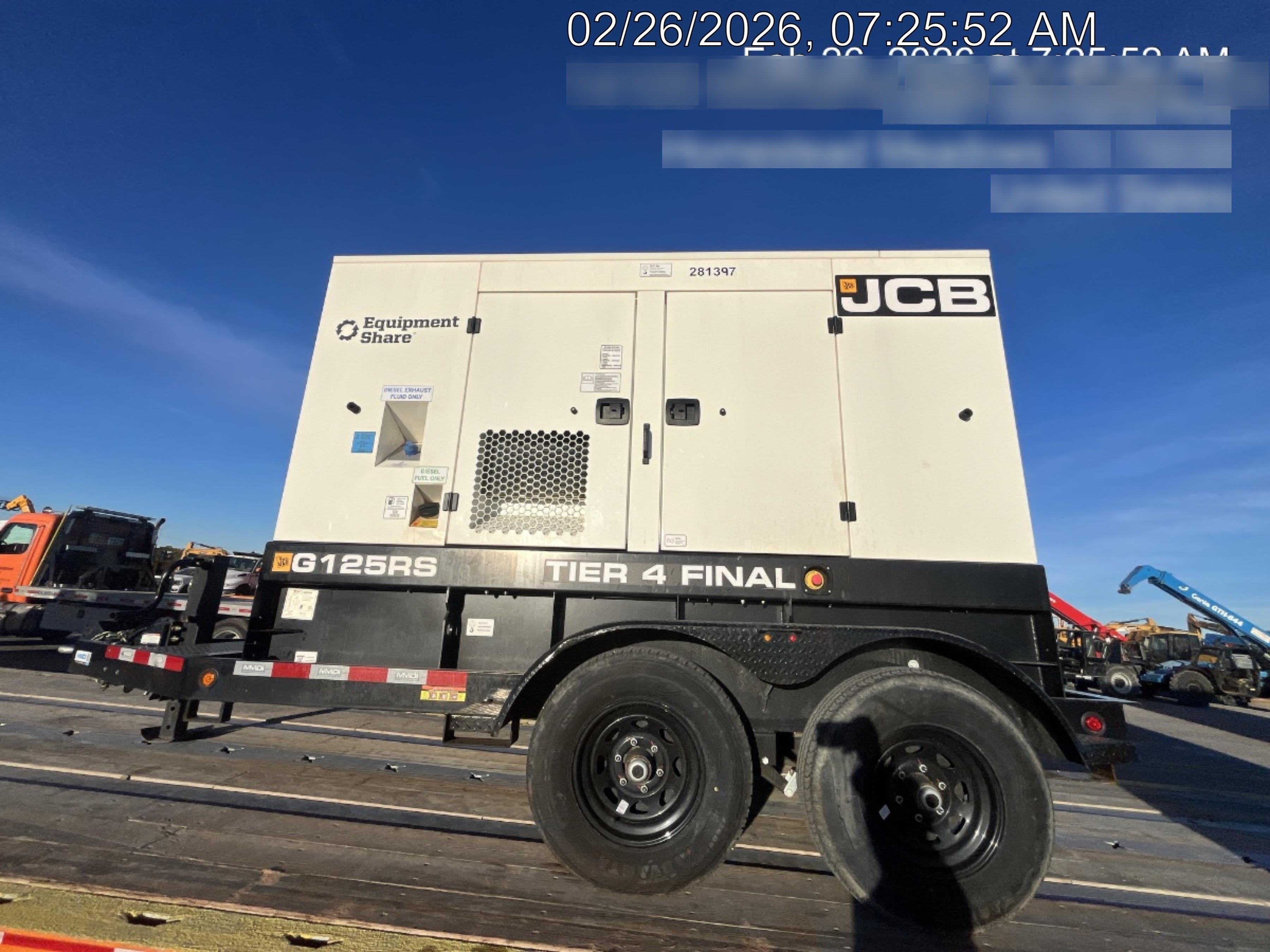 2022 JCB G125