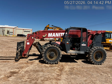 2018 Manitou MTA10055 Manitou MTA 10055 w/Open ROPS, Work Lights/Strobe, Aux Hyd, Solid Tires, Lift Hook, 66" Carriage, 60" Forks