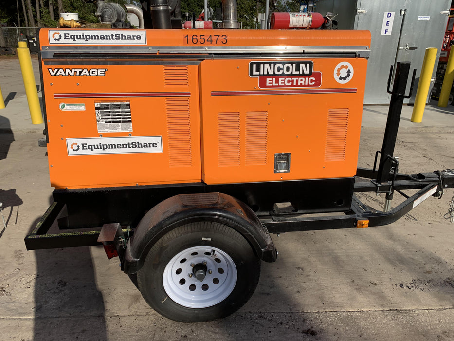 2021 Lincoln Electric Vantage 549X Ready Pak 3, ORANGE (includes trailer, cable rack, fender light kit)