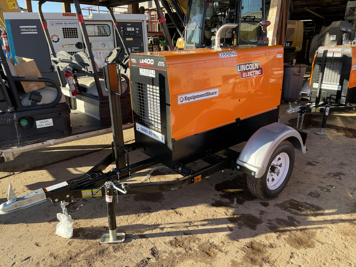 2023 Lincoln Electric LE400 Kubota V1505, Trlr, Cable Rack, Light Kit, ES Decals, T3