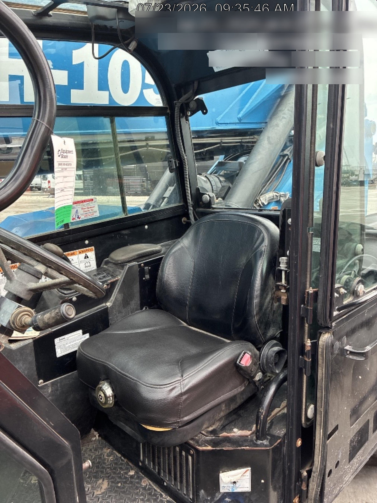 2018 Genie GTH-1056 Genie GTH-1056 w/CAB, Solid Tires, Work Lights, 60" carriage/forks, cab mesh, beacon