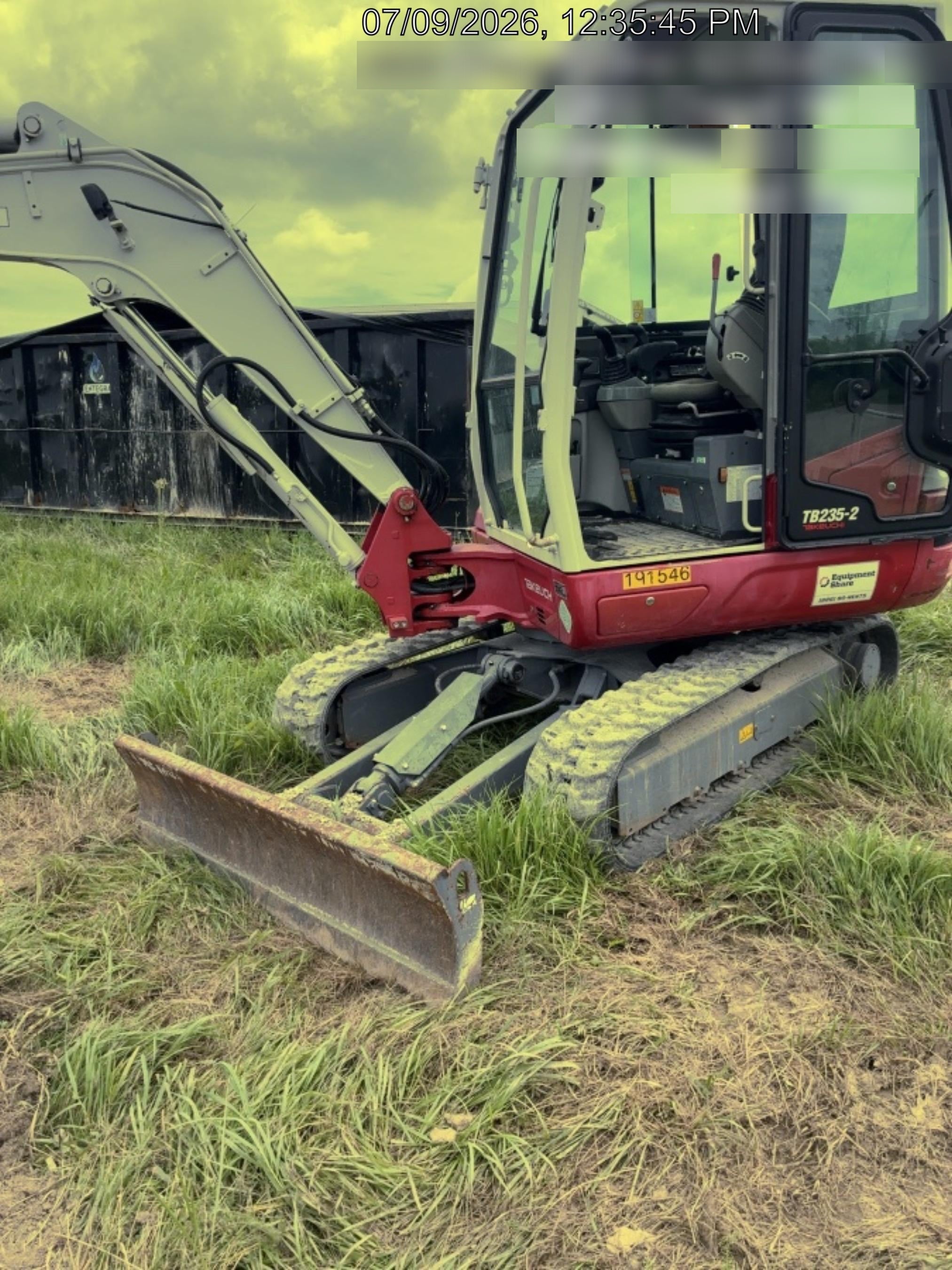 2021 TAKEUCHI TB235-2CR