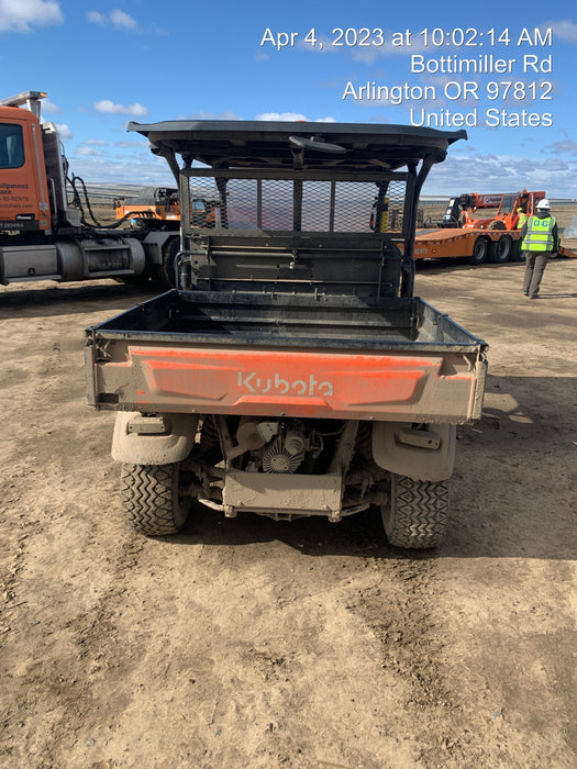 2021 Kubota RTV-X1140W-H Plastic Canopy, Windshield Acrylic Clear, LED Strobe Light, Wire Harness Kit, Back up Alarm