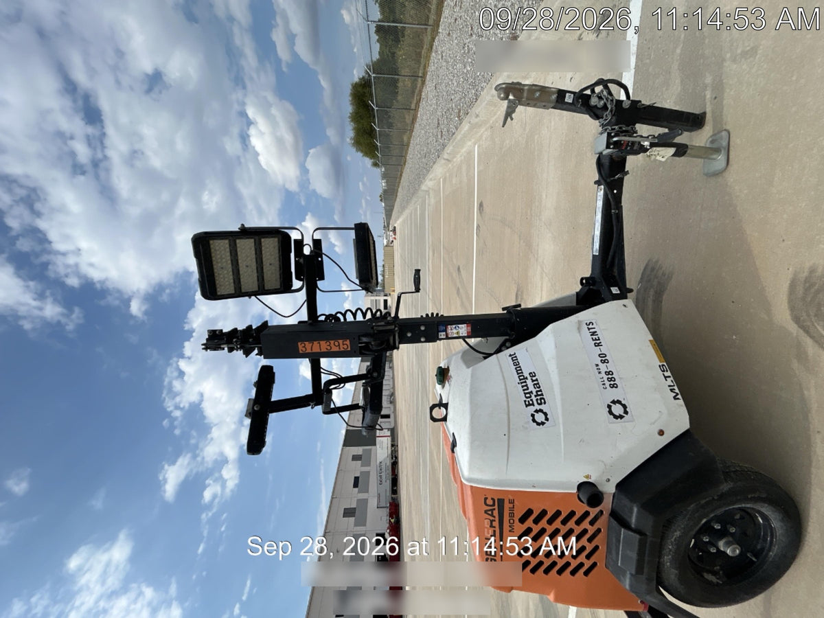 2023 Generac MLT2 Diesel, Flex Switch 120V Input, Powerzone Controller, 
(4) 320W LED Lights, 4kW Generator, 39.9 Gal Fuel Tank, 2" Ball, T3