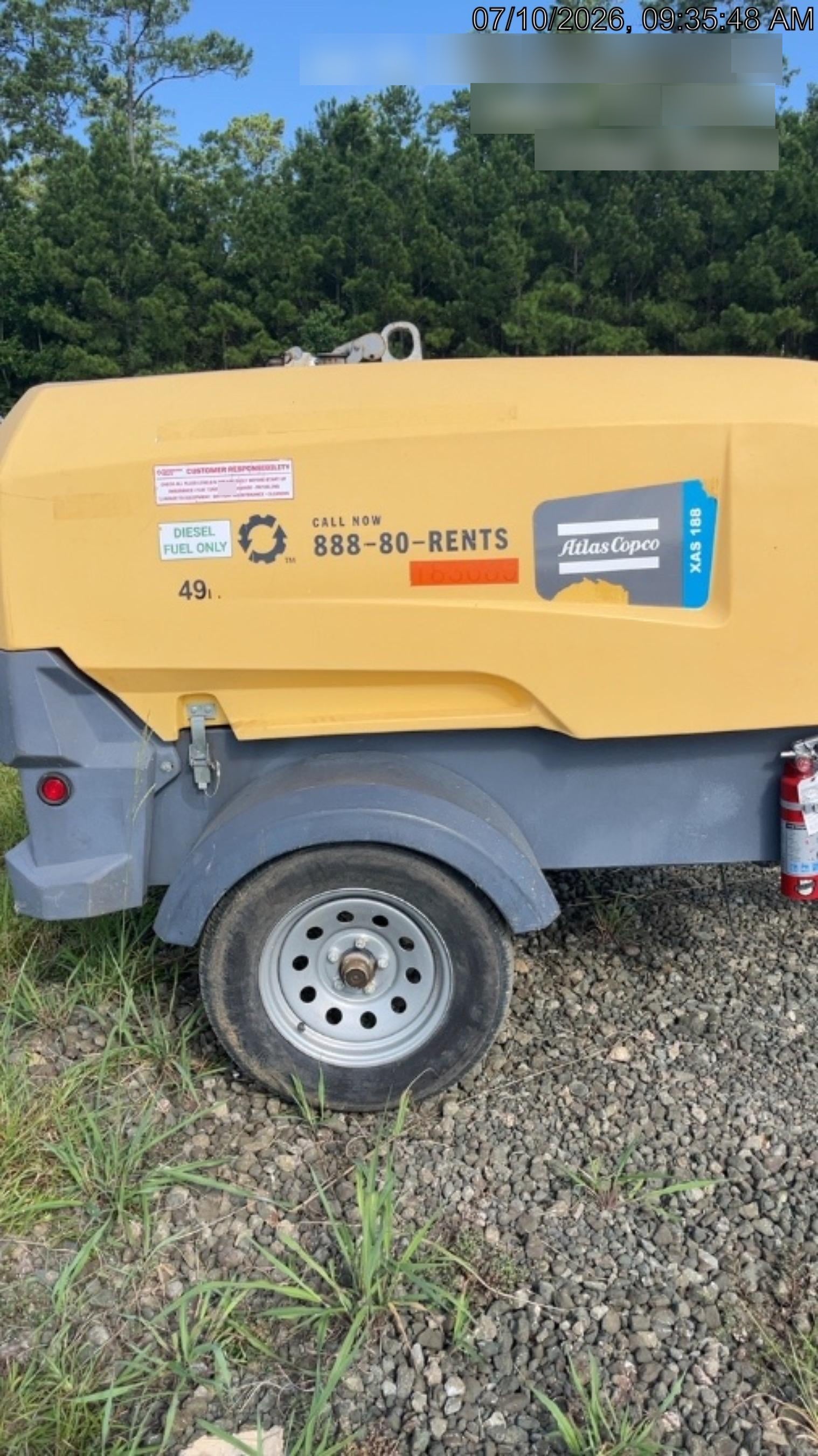 2021 ATLAS COPCO XAS188 CWK