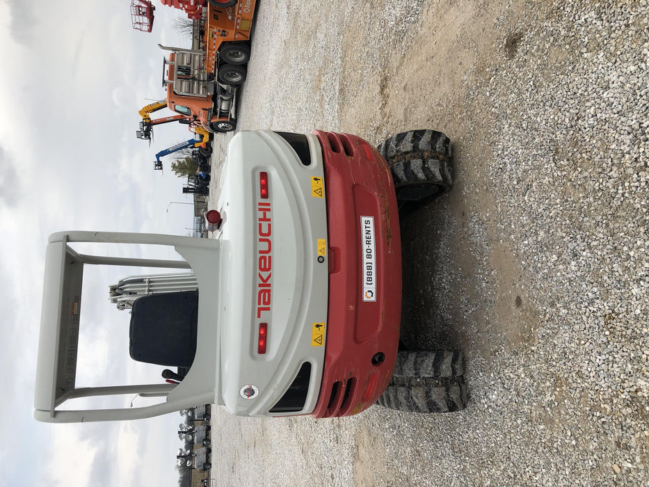 2019 Takeuchi TB240 Takeuchi TB240 Canopy w/Rubber Tracks, Auxiliary Hydraulics, Manual QC, Hydraulic Thumb, 12/18/24" Buckets