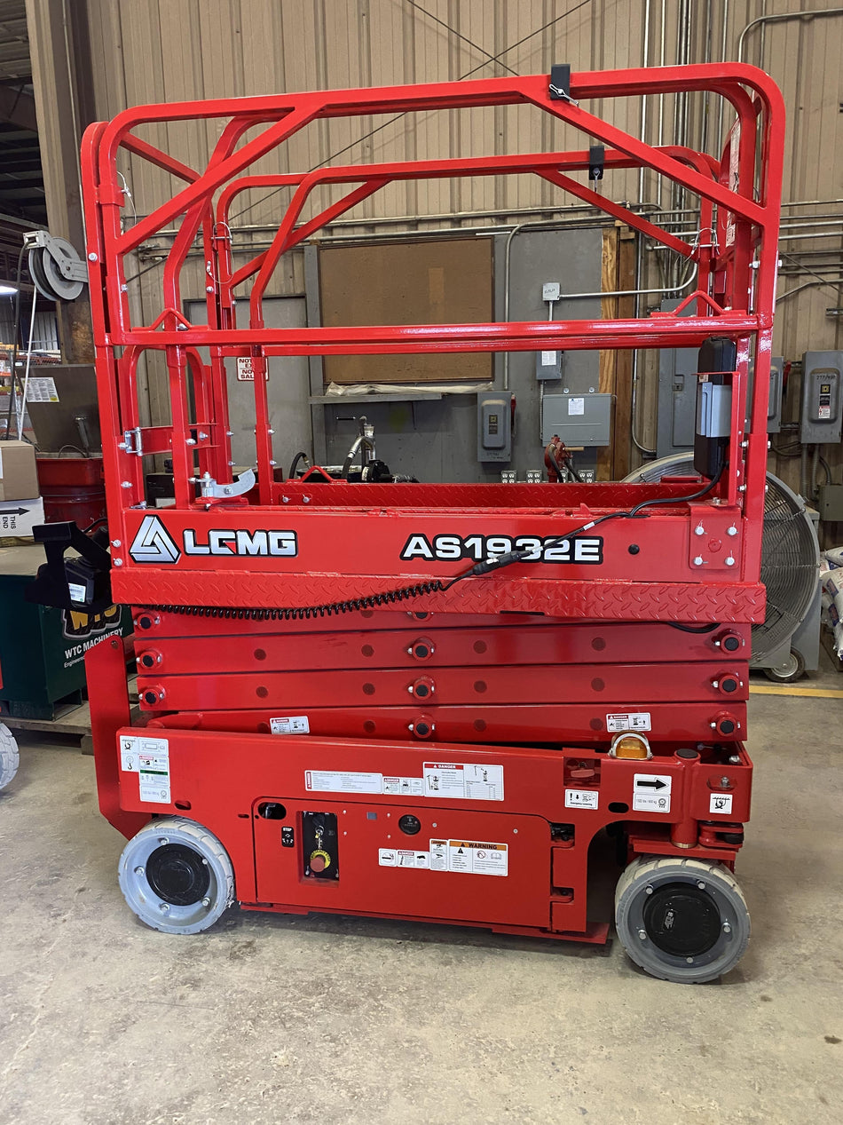 2021 Lgmg AS1932E Electric Drive, Solid Non Marking Tires, Dual Beacons