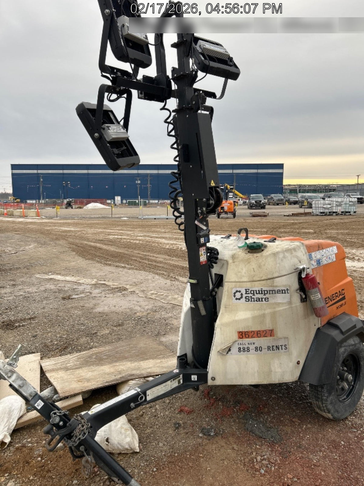 2023 Generac MLT2 Diesel, Flex Switch 120V Input, Powerzone Controller, 
(4) 320W LED Lights, 4kW Generator, 39.9 Gal Fuel Tank, 2" Ball, T3