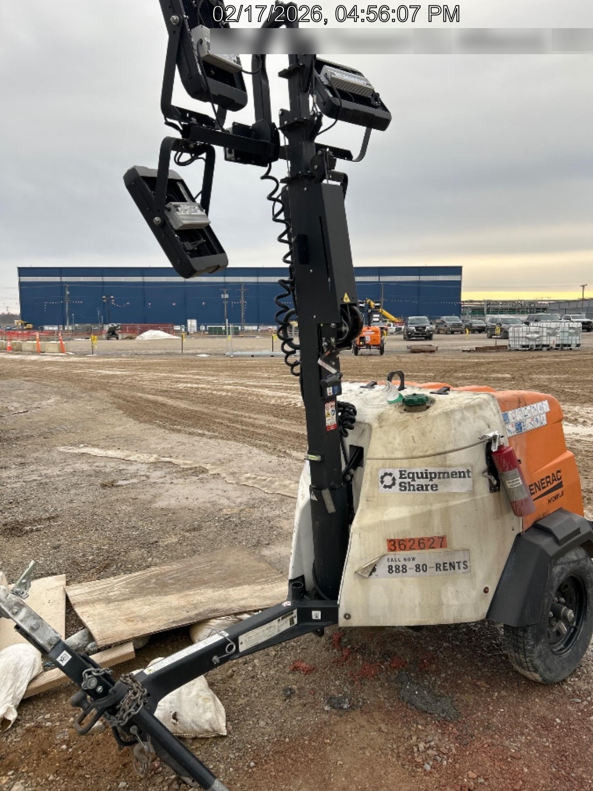 2023 Generac MLT2 Diesel, Flex Switch 120V Input, Powerzone Controller, 
(4) 320W LED Lights, 4kW Generator, 39.9 Gal Fuel Tank, 2" Ball, T3