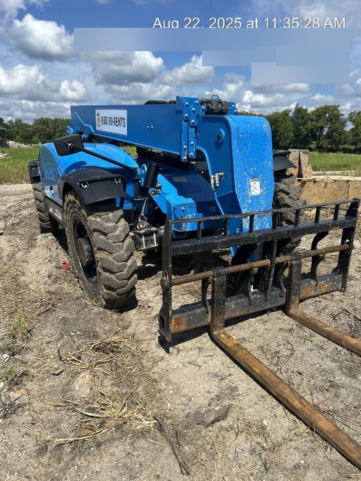 2019 Genie GTH-844 Canopy, Solid RT Tires, LED Work Lights, Beacon 60" QA Carriage, 48" Forks