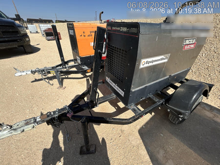 2019 Lincoln Electric Vantage 322 Ready-Pak 3, Two Wheel Trailer, Fender and Light Kit, Cable Rack