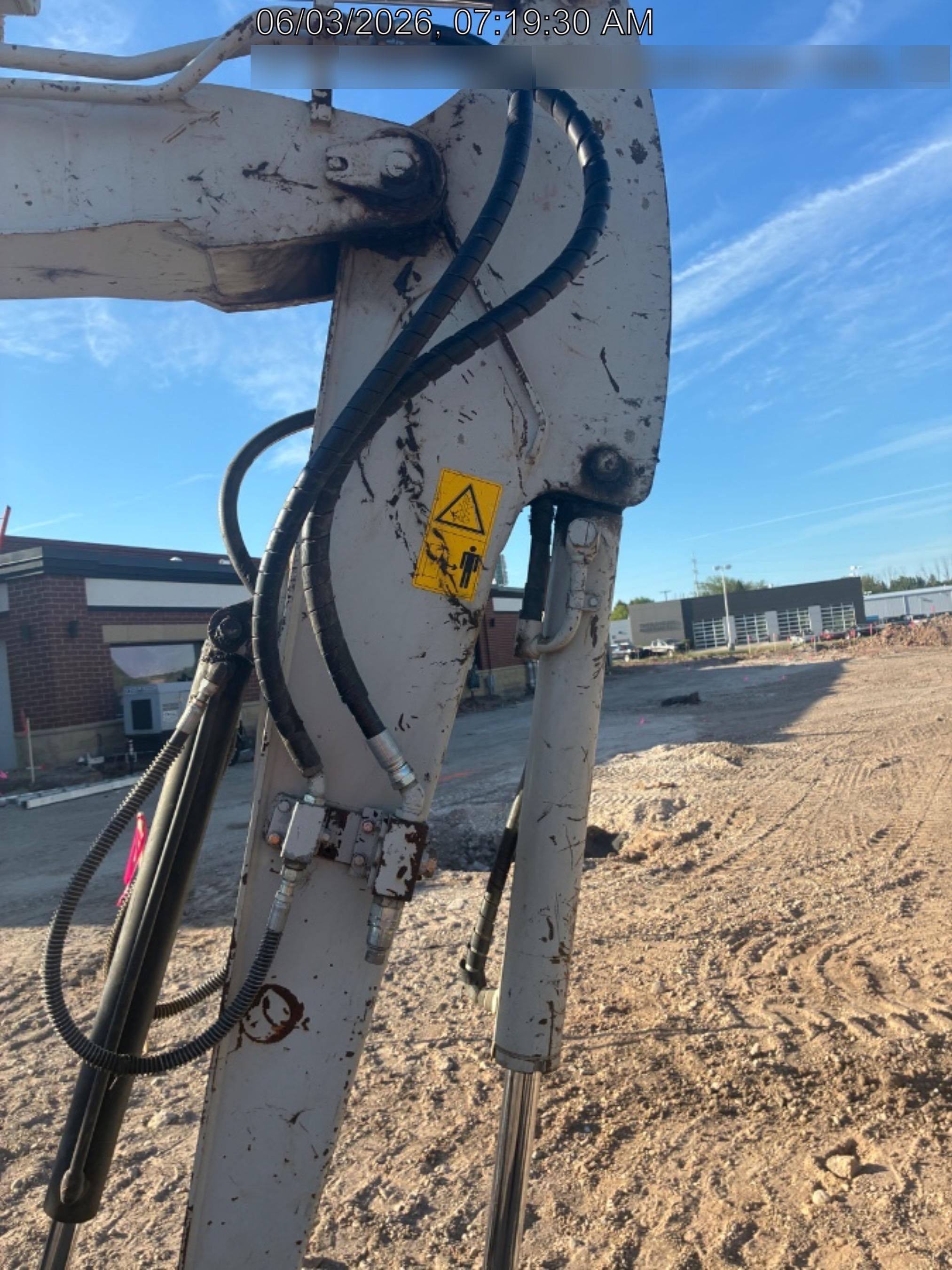 2019 Takeuchi TB260 Takeuchi TB260 Canopy w/Rubber Tracks, Auxiliary Hydraulics, Standard Blade, Manual QC, 12 / 18 / 24" Buckets, Hydraulic Thumb Installed