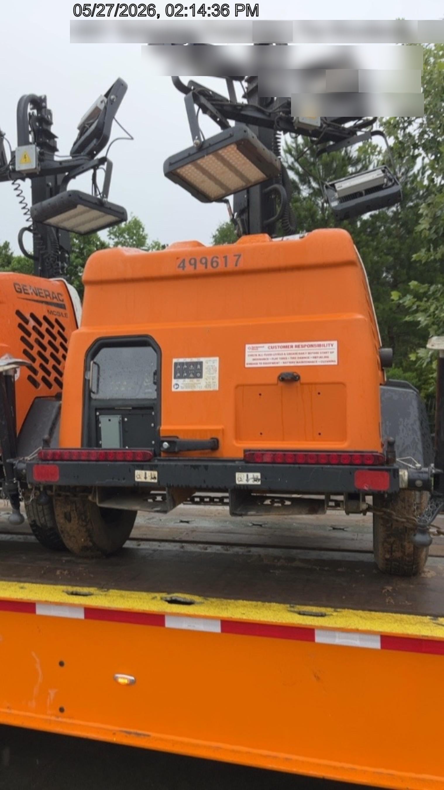 2024 Generac MLTS-4 2.4kW, Mitsu Eng, Analog, LED, Diesel.