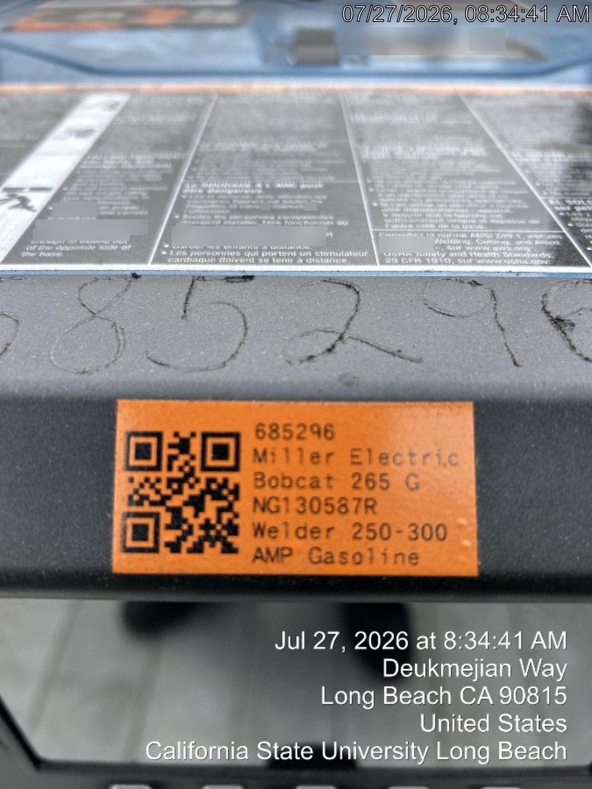 2026 MILLER ELECTRIC Bobcat 265 G