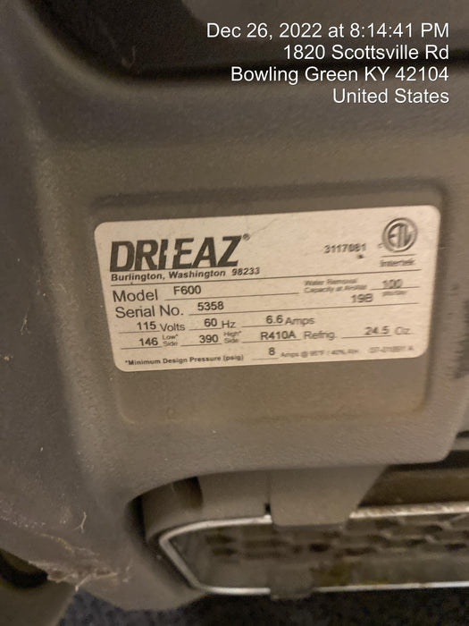 2020 DRI-EAZ LGR6000Li