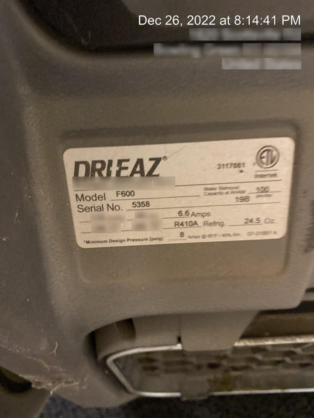 2020 DRI-EAZ LGR6000Li