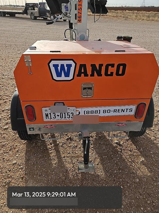 2024 Wanco WLTT-4MM4K Diesel, Deep Sea Controller, Shore Power Plug, Auto Start, (4) 350W LED Floodlights, 4kW Generator, 60 Gal Fuel Tank, 2" Ball, T3