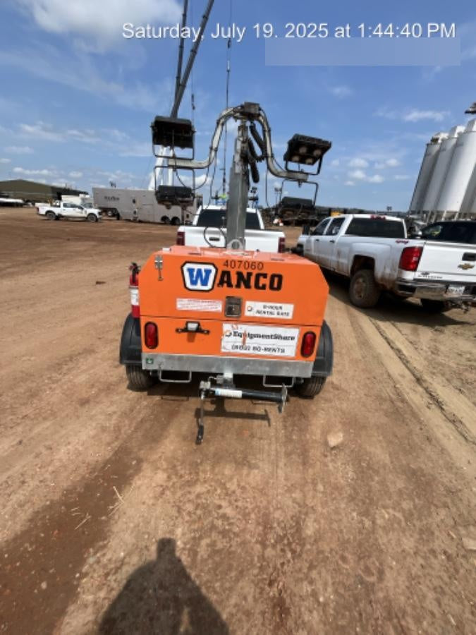 2024 Wanco WLTT-4MM4K Diesel, Deep Sea Controller, Shore Power Plug, Auto Start, (4) 350W LED Floodlights, 4kW Generator, 60 Gal Fuel Tank, 2" Ball, T3