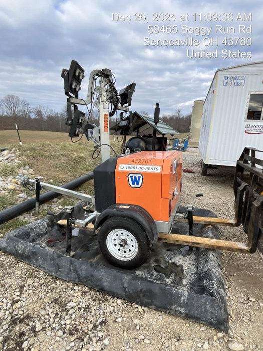 2024 Wanco WLTT-4MM4K Diesel, Deep Sea Controller, Shore Power Plug, Auto Start, (4) 350W LED Floodlights, 4kW Generator, 60 Gal Fuel Tank, 2" Ball, T3