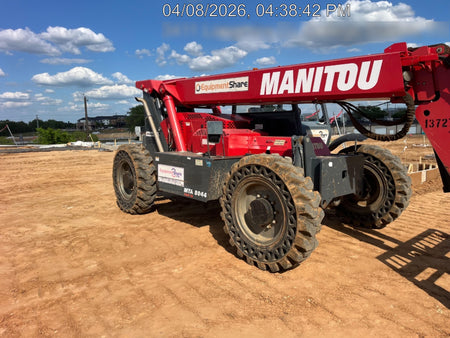 2018 Manitou MTA8044 MTA 8044 - 74 HP T4, Canopy, Worklights/Strobe, Beacon, 66" Carriage, 48" Forks, Solid Tires, Lift Hook, Aux Hydraulics