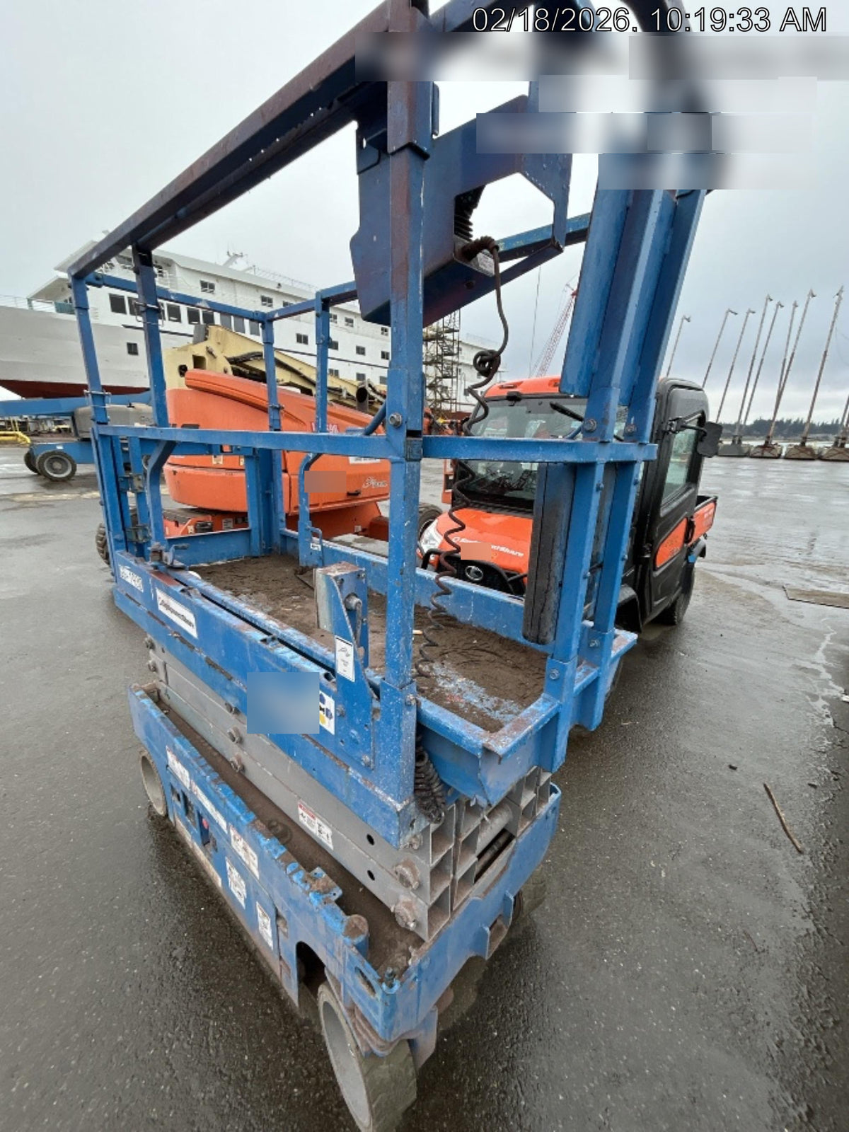 2020 Genie GS-1930 Solid Non Marking Tires, Beacon, Folding rails with half height swing gate, 800W Inverter