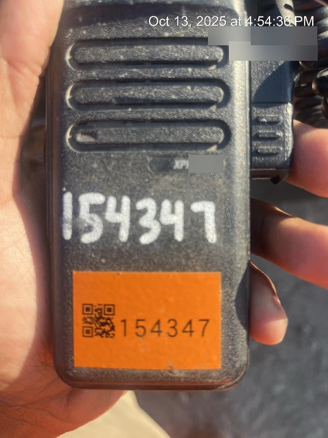 2021 MOTOROLA XPR3300E