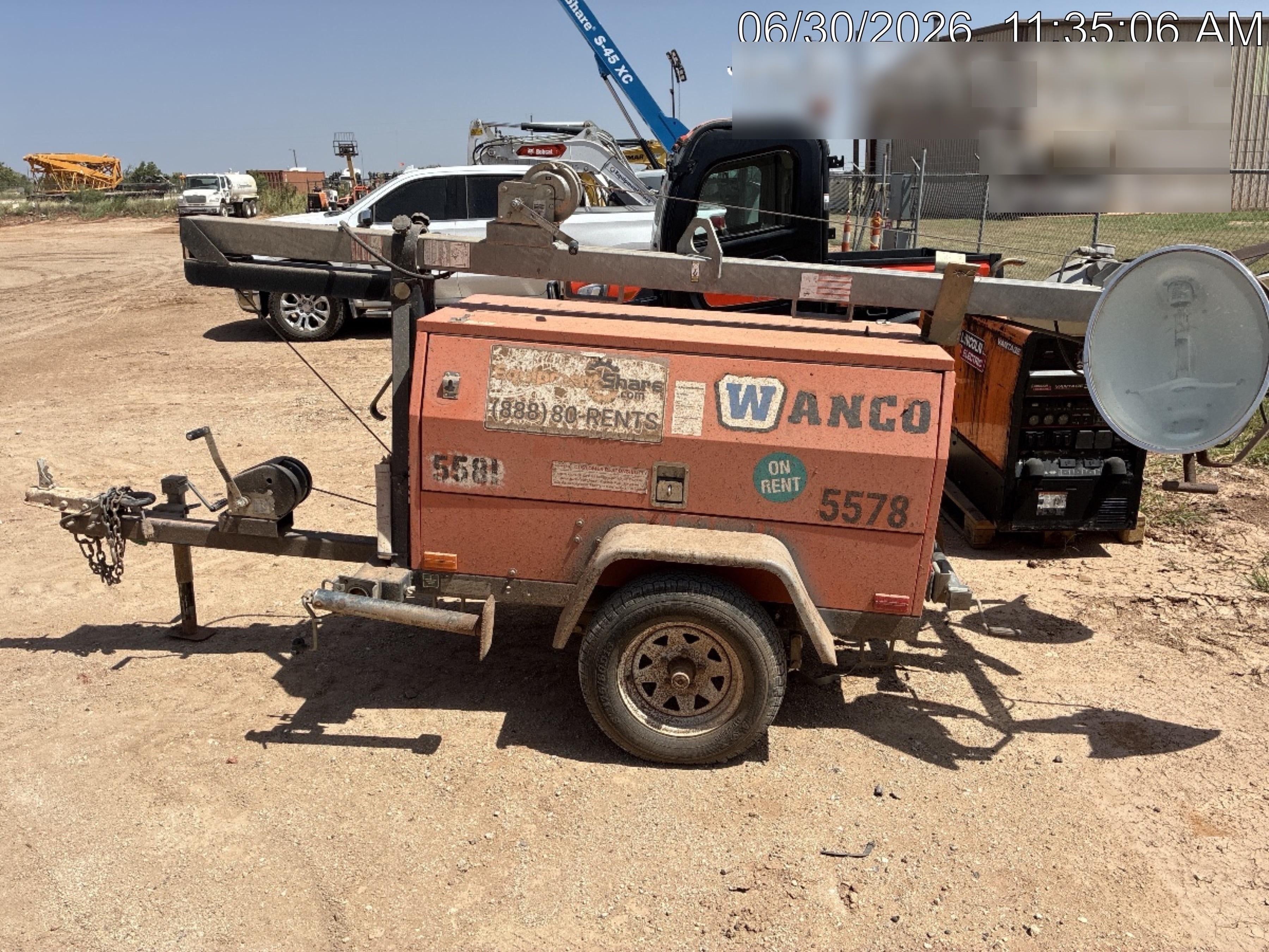Wanco WLT-4M WANCO WLT-4M 6 kW Towable Light Generator