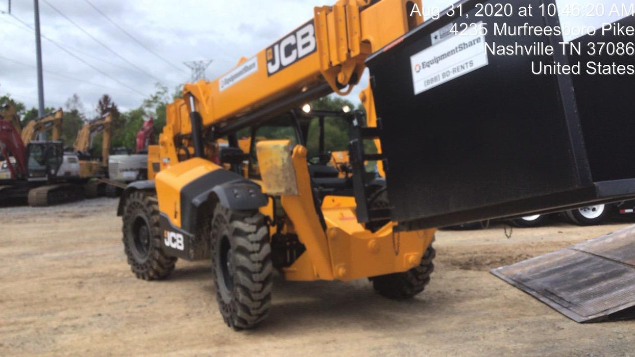 2020 JCB 512-56 Canopy, 74Hp, Solid Tires, Work Lights, Beacon, Aux Hydraulics, Back up Alarm, Lifting Eye, ES Decals