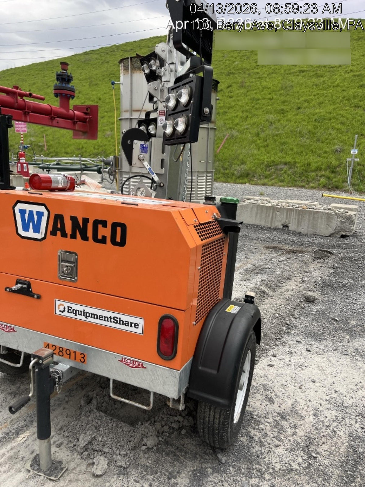 2024 Wanco WLTT-4MM4K Diesel, Deep Sea Controller, Shore Power Plug, Auto Start, (4) 350W LED Floodlights, 4kW Generator, 60 Gal Fuel Tank, 2" Ball, T3
