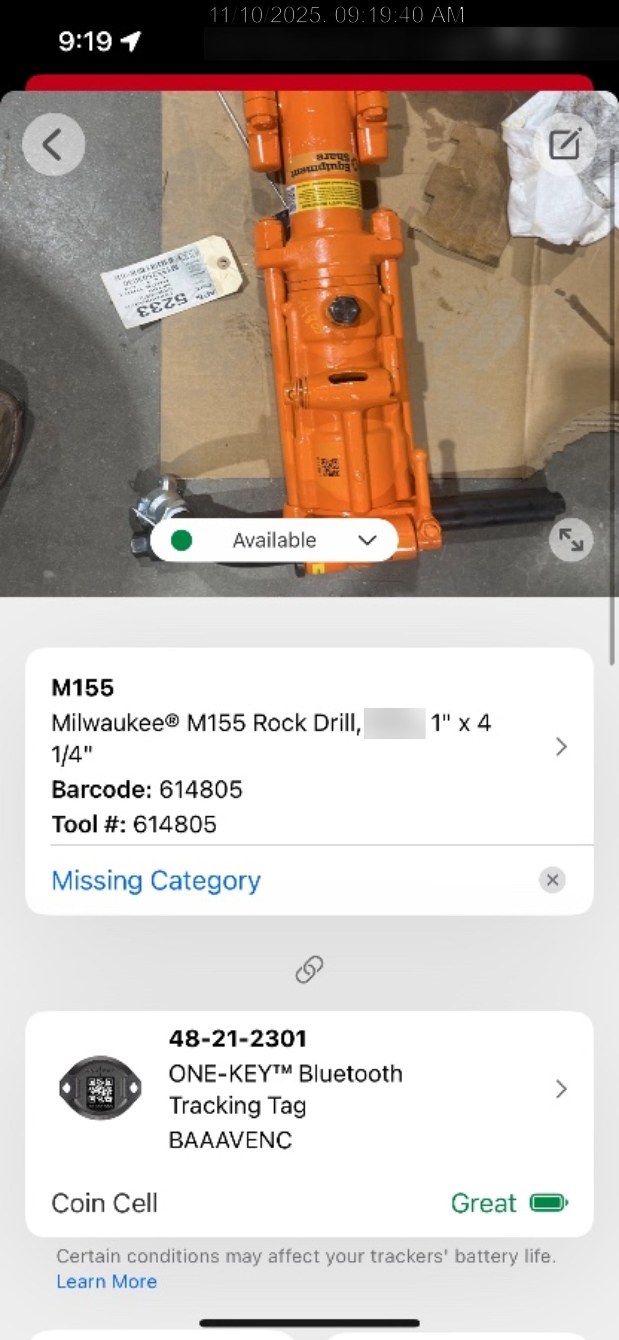 2020 AMERICAN PNEUMATIC TOOL APT-155