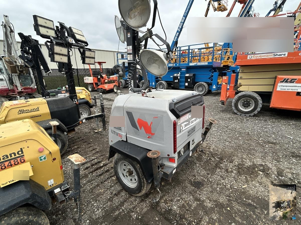 2019 Wacker Neuson LTV6L-MH Wacker Neuson LTV6L Mobile Light Tower w/Fuel Level Sensor Installed