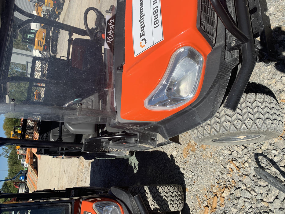 Kubota RTV-X1140W-H 4WD utility cart -LED strobe -Windshield tempered glass -Plastic canopy -Wire harness kit -Backup alarm