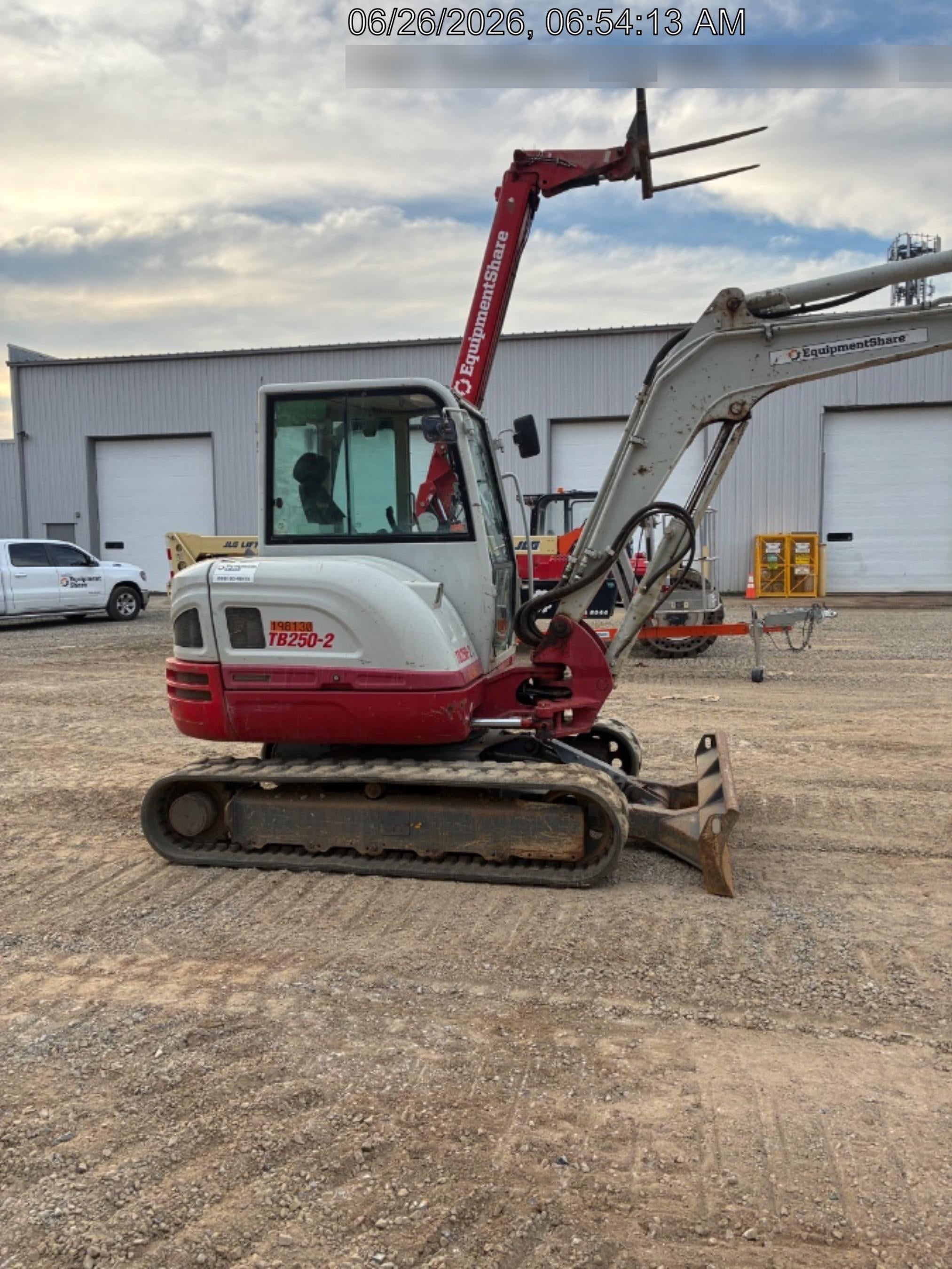 2022 Takeuchi TB250-2C Cab/Heat/Air, Rubber Tracks, Manual QC